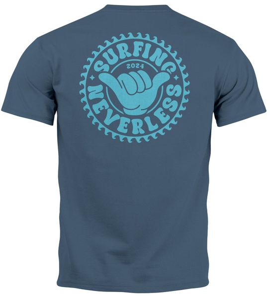 Neverless Print-Shirt Herren T-Shirt Surfing Surfer günstig online kaufen