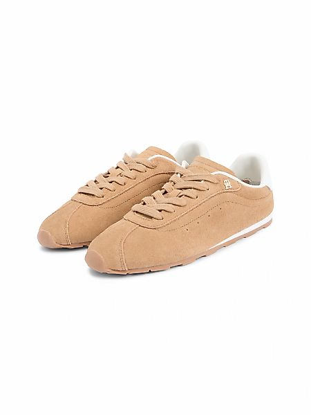 Tommy Hilfiger Sneaker "TH BELLA LOW RUNNER SUEDE" Halbschuh, Schnürer, Fre günstig online kaufen