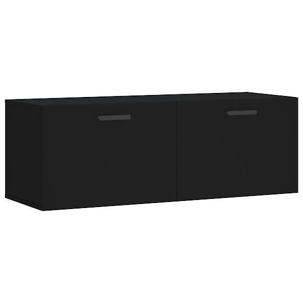 vidaXL Hängeschrank Wandschrank Schwarz 100x36,5x35 cm günstig online kaufen