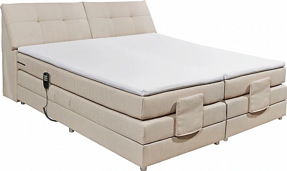 ED EXCITING DESIGN Boxspringbett »Carpino wahlweise in den Breiten 120cm od günstig online kaufen