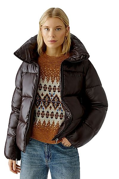 Oui Steppjacke Oui Damen Steppjacke - ganache (1-St) günstig online kaufen
