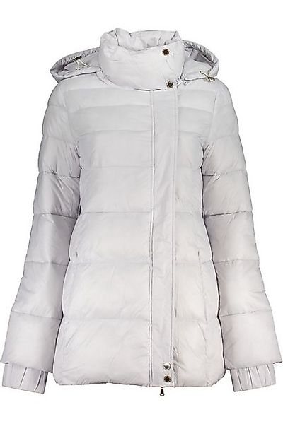 Patrizia Pepe Outdoorjacke Elegante Damenjacke in Weiß mit abnehmbarer Kapu günstig online kaufen