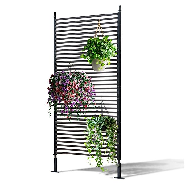 Gartenwelt Riegelsberger Gartenzaun Lamellenzaun braun (ohne günstig online kaufen