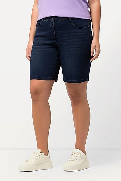 Ulla Popken Bermudas Jeansbermuda Mandy 5-Pocket-Form Komfortbund günstig online kaufen