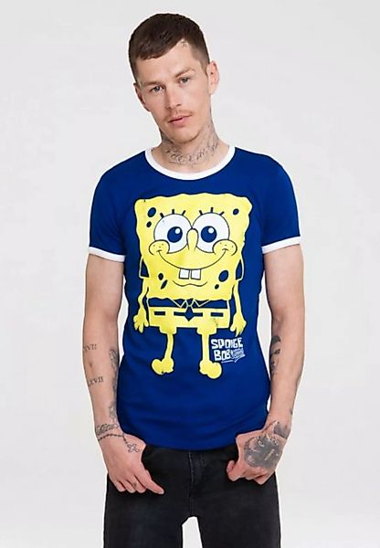 LOGOSHIRT T-Shirt Spongebob mit Spongebob Schwammkopf-Print günstig online kaufen