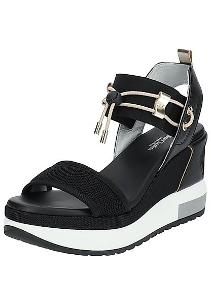 Nero Giardini Sandalen Leder/Textil Keilsandalette günstig online kaufen
