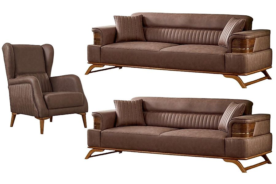 Villa Möbel Polstergarnitur Haiti, (Set, 3-tlg), günstig online kaufen