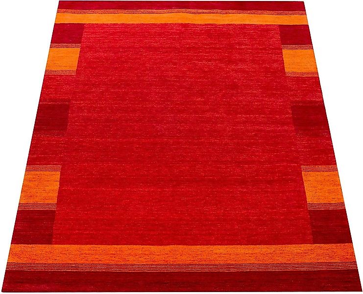 Paco Home Wollteppich »Gabbeh 310« rechteckig 14 mm Höhe Kurzflor, handgewe günstig online kaufen