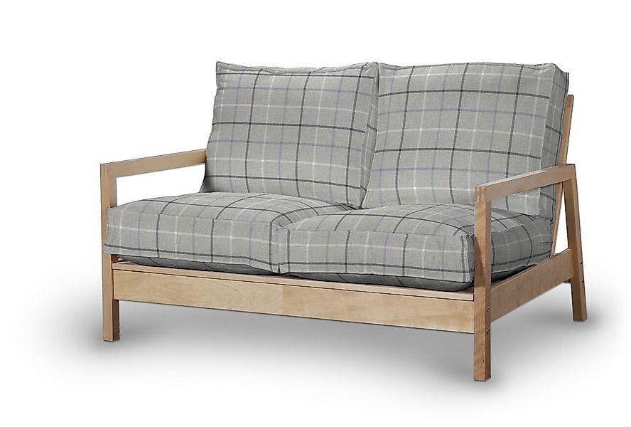 Bezug für Lillberg 2-Sitzer Sofa, hellblau- grau, Sofahusse, Lillberg 2-Sit günstig online kaufen