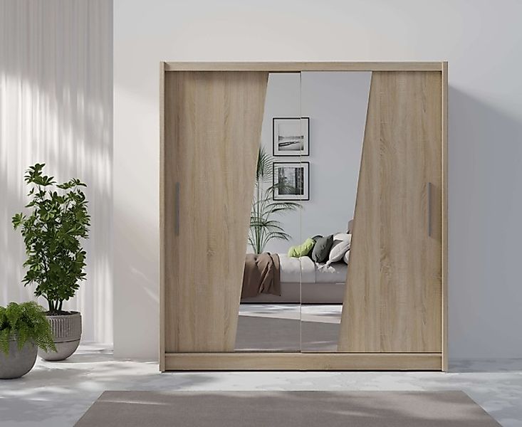 Home affaire Kleiderschrank »JULIETTA Schiebetürenschrank mit 10 Fächer, Kl günstig online kaufen