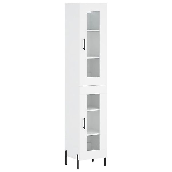 vidaXL Highboard Weiß 34,5x34x180 cm Holzwerkstoff 3199433 günstig online kaufen
