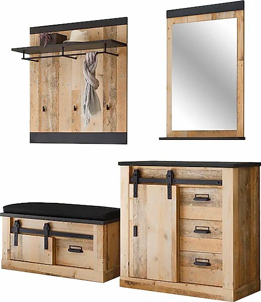 Home affaire Garderoben-Set »SHERWOOD« 4 Stk. tlg. günstig online kaufen