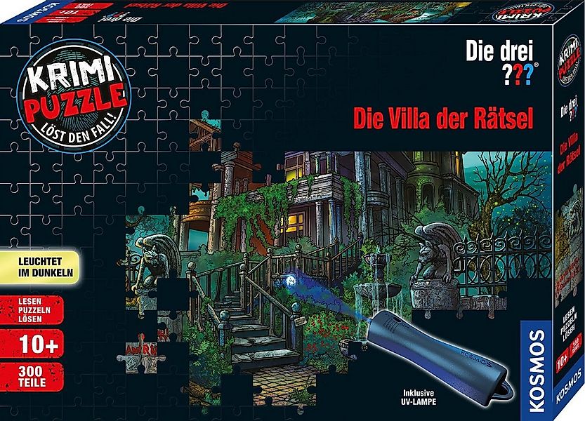 Kosmos Puzzle Krimipuzzle Die drei ??? Die Villa der Rätsel, 300 Puzzleteil günstig online kaufen
