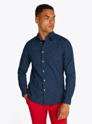 Tommy Hilfiger Langarmhemd FLEX POPLIN AOP günstig online kaufen