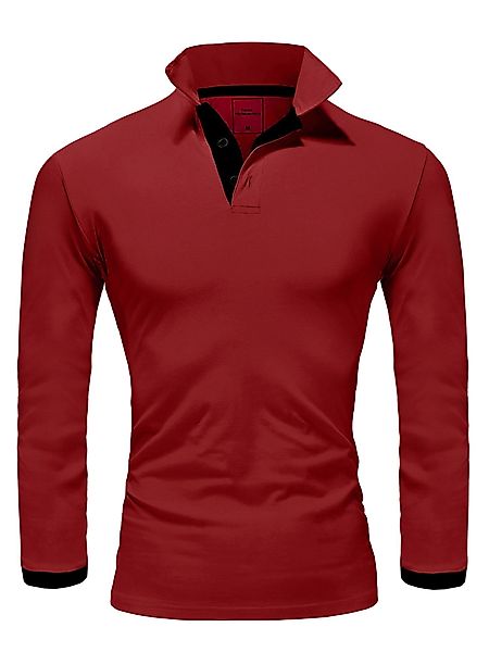 REPUBLIX Poloshirt LEX Herren Basic Langarm günstig online kaufen