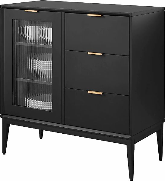 Leonique Sideboard "Lavisha" FSC-zertifiziertes Holz kombiniert Melamin, ve günstig online kaufen
