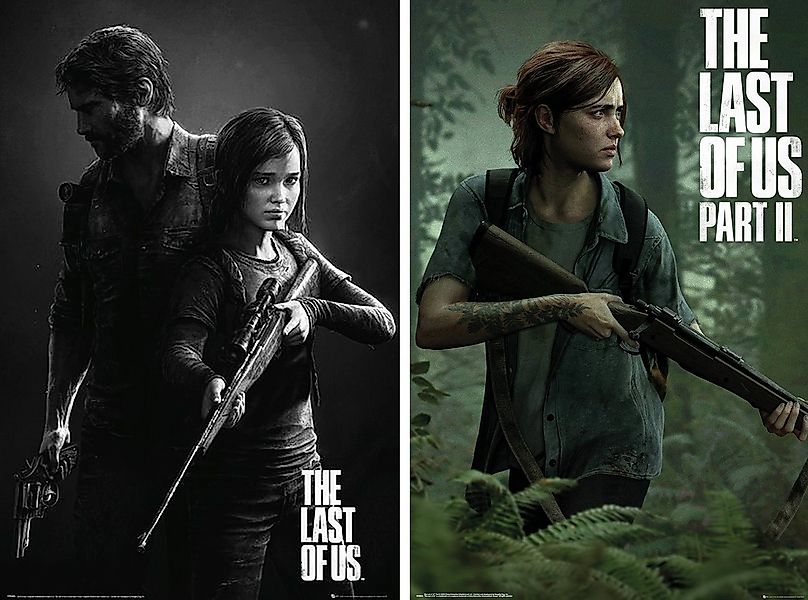 Close Up Poster The Last of us Poster 2erSet Part 1 & 2 61 x 91,5 cm günstig online kaufen
