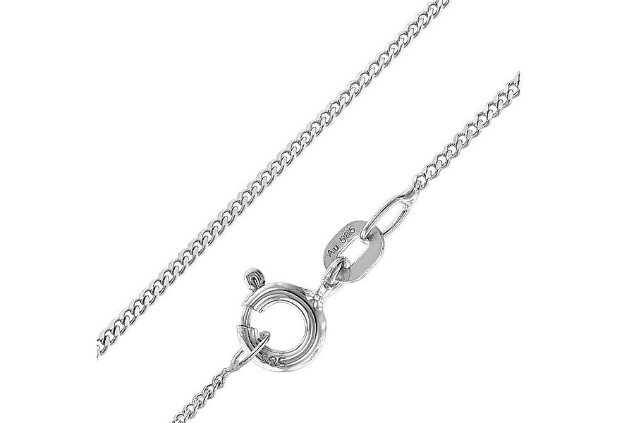 trendor Panzerkette Panzerkette Weißgold 585 Gold 14 Karat Breite 1,1 mm günstig online kaufen