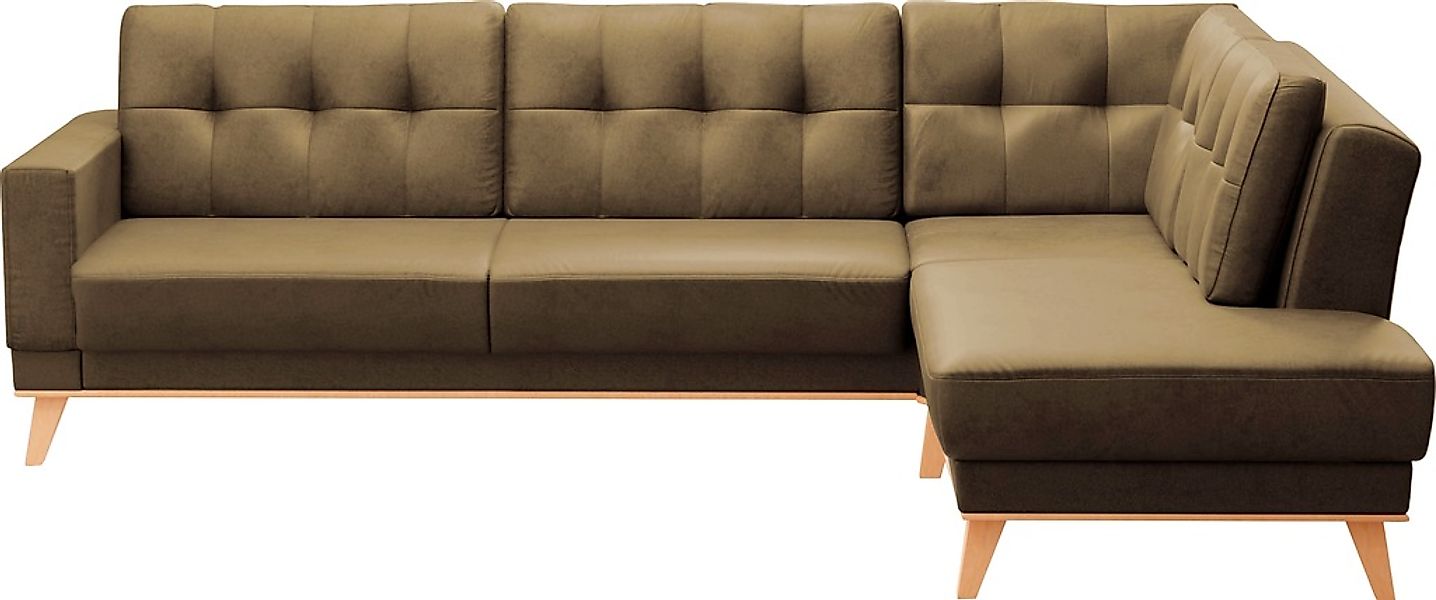 sit&more Ecksofa »Lavida L-Form«, wahlweise mit Kippfunktion und Bettkasten günstig online kaufen