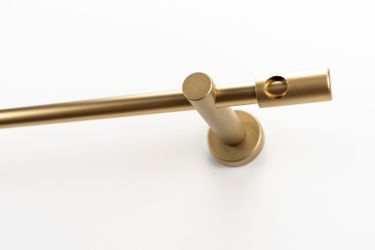 GARESA Gardinenstange "PANDRI" Ø 20 mm 1 läufig-läufig Wunschmaßlänge Vorha günstig online kaufen