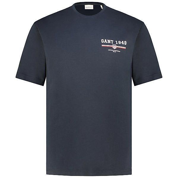 Gant T-Shirt mit Label-Print Farbe schwarz Größe: 5XL günstig online kaufen