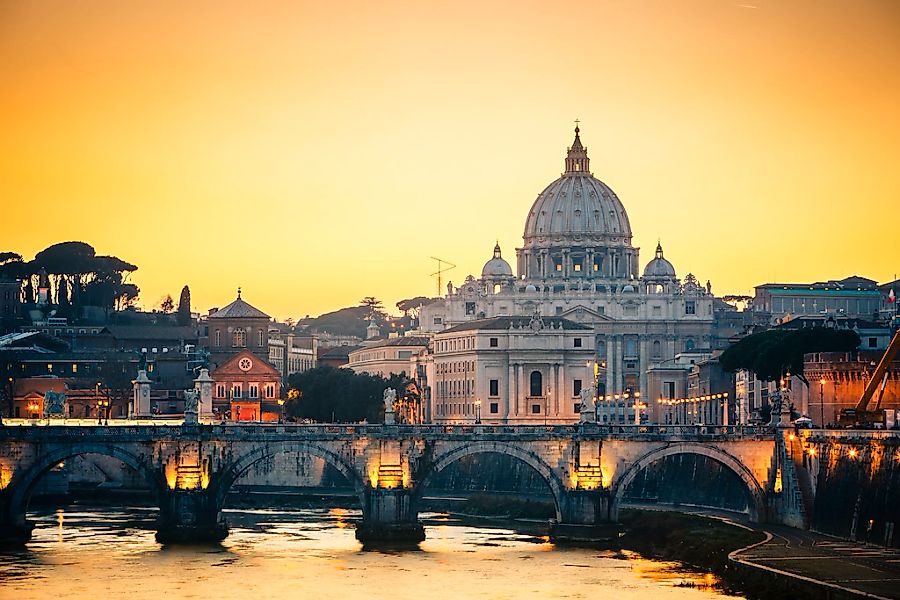 Papermoon Fototapete "St. Peters Cathedral in Rome" glatt günstig online kaufen