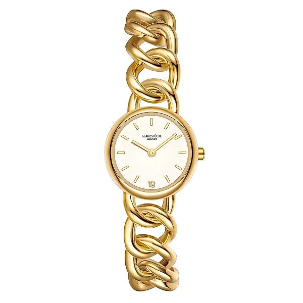 Glanzstücke München Quarzuhr gelbgold günstig online kaufen