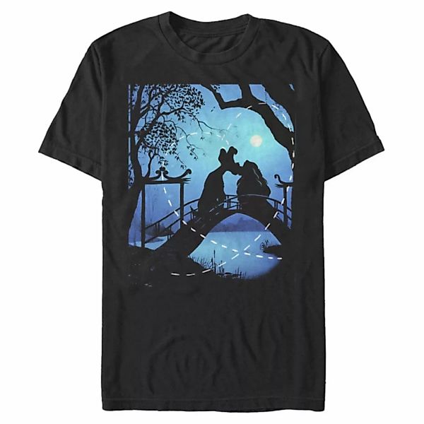 Disney - Susi und Strolch - Susi und Strolch Silhouette Love - Männer T-Shi günstig online kaufen