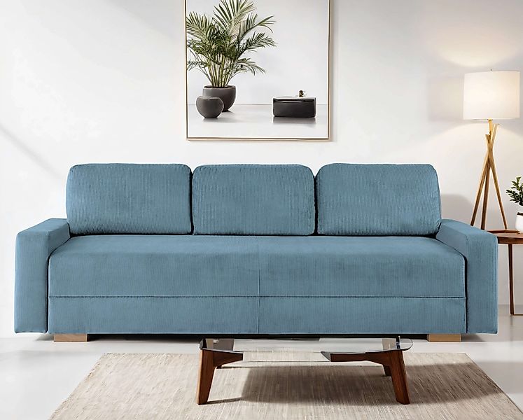 INOSIGN 3-Sitzer SHERIDIAN Schlafsofa mit Bettkasten, günstig online kaufen
