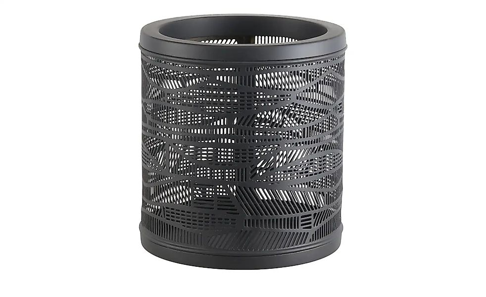 HOME STORY Windlicht   ¦ schwarz ¦ Eisen ¦ Maße (cm): H: 16,5  Ø: 15.5 Acce günstig online kaufen