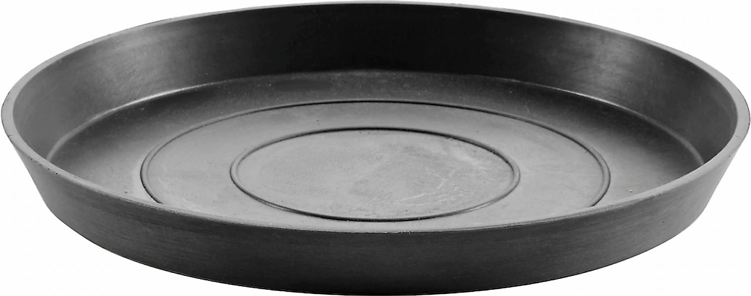 ECOPOTS Blumentopfuntersetzer "ROUND SAUCER Dark Grey", BxTxH: 28,7x28,7x3 günstig online kaufen