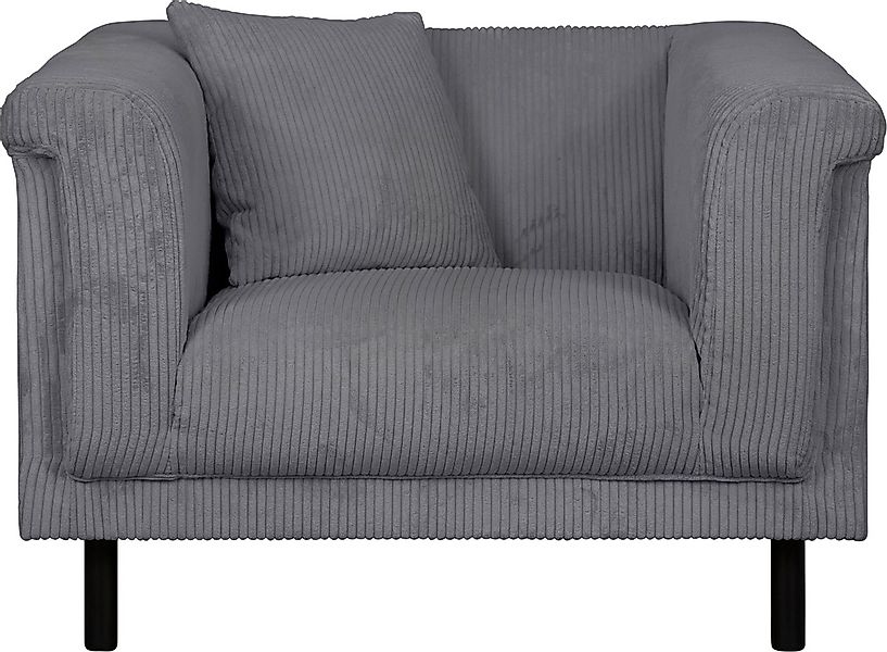 INOSIGN Sessel »AGNIA B/T/H: 100/85/71 cm«, incl. Zierkissen, auch in Cord günstig online kaufen