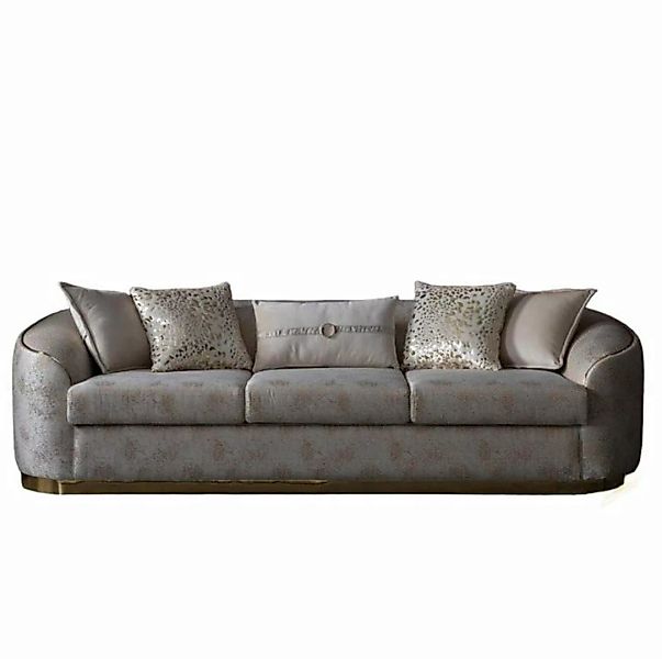 JVmoebel Sofa Luxus Couch Ovaler Dreisitzer Hotel Empfang Einrichtung Möbel günstig online kaufen