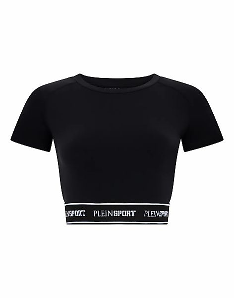 PLEIN SPORT T-Shirt "Fleece Cropped T-Shirt" günstig online kaufen