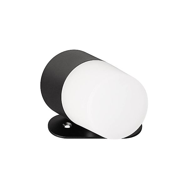 LED-Akkuwandspot Magnetic, schwarz/weiß, dimmbar, CCT, IP44 günstig online kaufen