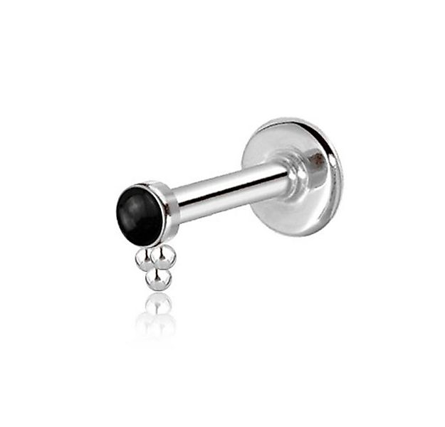 viva-adorno Piercing-Set 1,2mm Labret Lippen Piercing Tragus Helix Ohr Pier günstig online kaufen