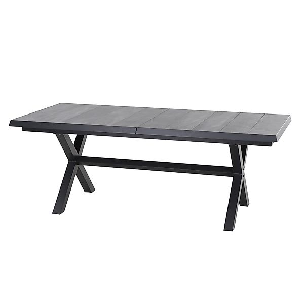 Siena Garden Gartentisch Sincro Rechteckig ausziehbar Grey 100 cm x 260 cm günstig online kaufen