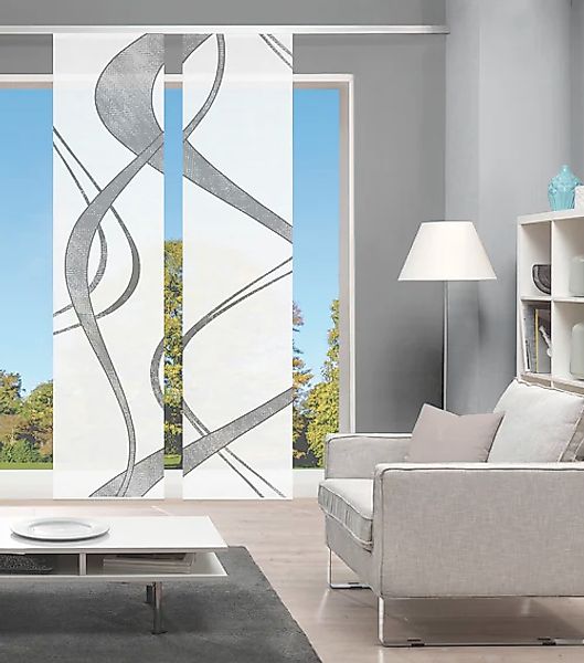 Vision S Schiebegardine »TIBANO 2er SET« Paneelwagen 2 Stk. tlg. Bambus-Opt günstig online kaufen