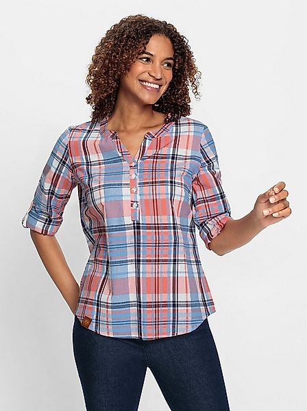 Witt Klassische Bluse Karo-Bluse Langarm günstig online kaufen