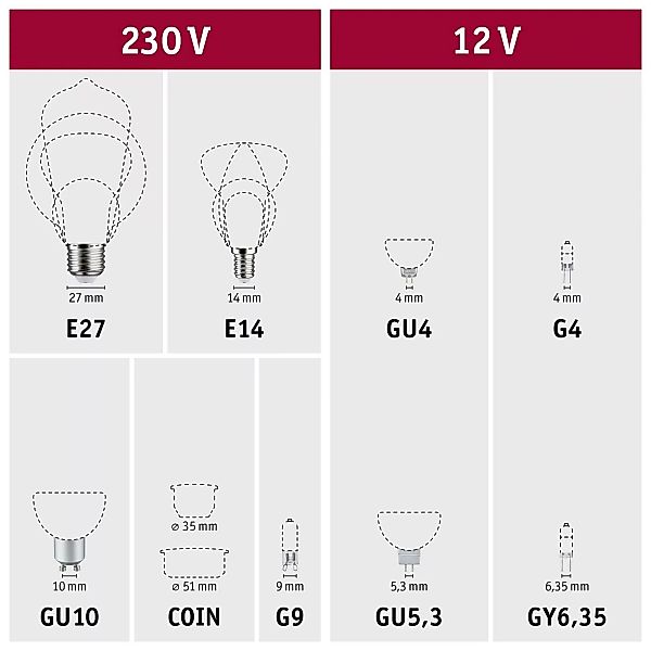 Paulmann LED-Leuchtmittel »Stiftsockel 3er Pack Glas G9 470lm 4,6W 2700K 23 günstig online kaufen