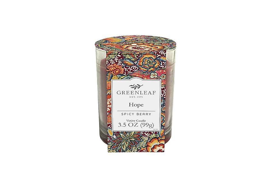 Greenleaf Duftkerze Hope (1-tlg), Votive Candle Duftkerze im Glas 99 g günstig online kaufen
