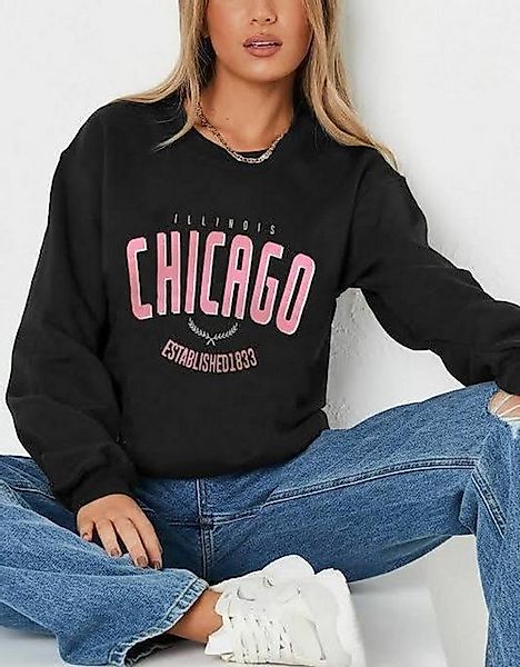 Worldclassca Sweatshirt Worldclassca Damen Sweatshirt Sweater CHICAGO Freiz günstig online kaufen