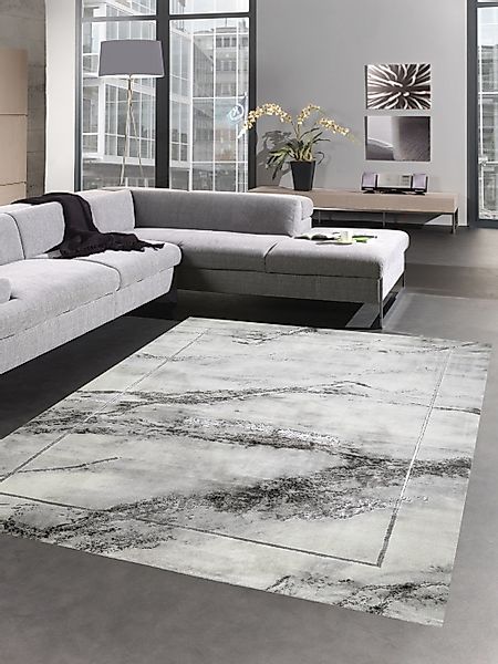 Carpetia Teppich Teppich Wohnzimmer Designerteppich Marmorteppich günstig online kaufen