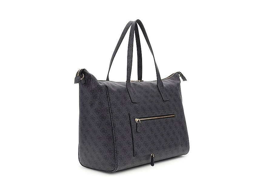 Guess Umhängetasche GUESS Weekender Shopper Latona Coal Logo (1, 1-tlg., 1) günstig online kaufen