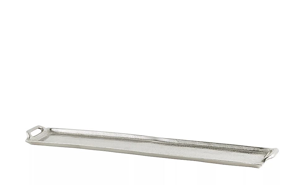 Dekotablett - silber - Metall - 66 cm - 13 cm - Sconto günstig online kaufen
