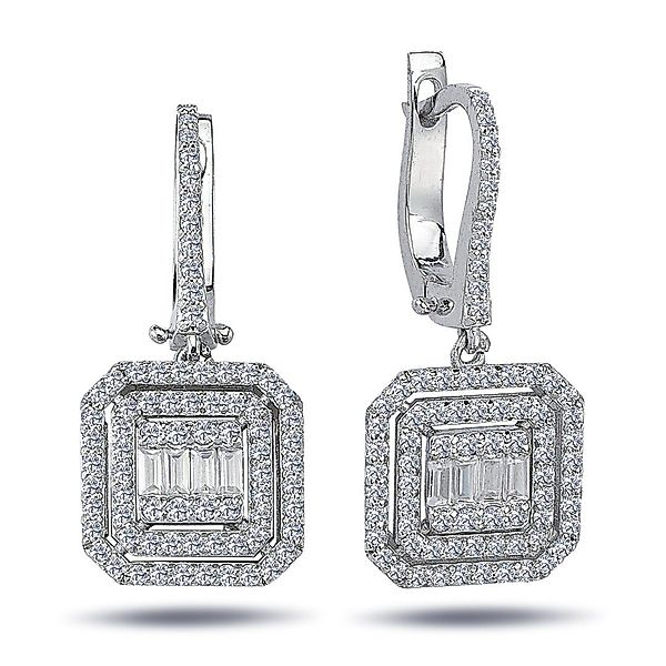 EinStein Diamant Paar Ohrhänger Baguette & günstig online kaufen