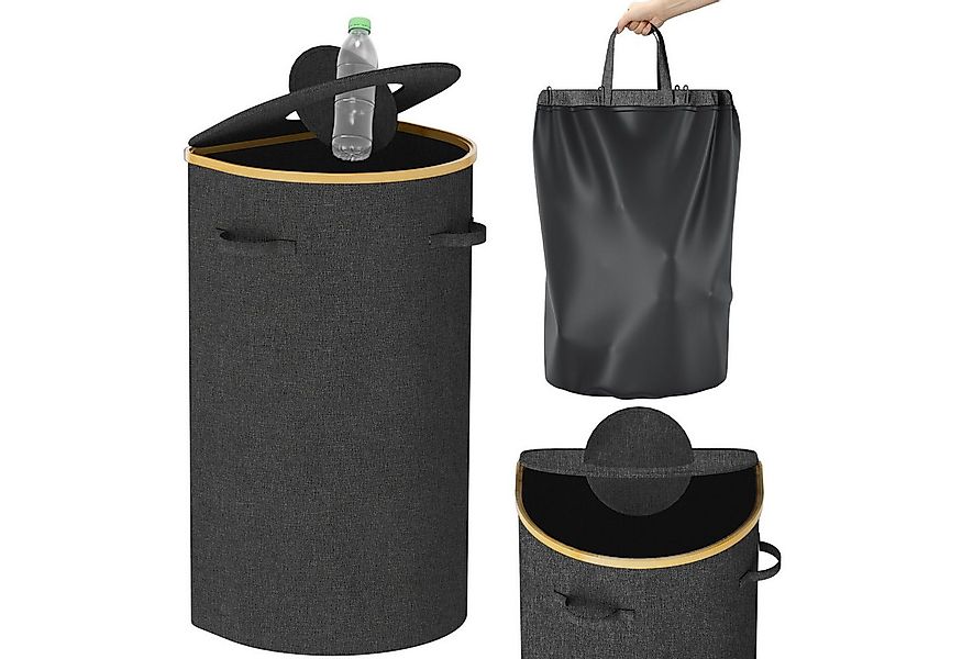 skelo Flaschenkorb Pfandflaschen Sammelbehälter mit Deckel 100L Flaschensam günstig online kaufen