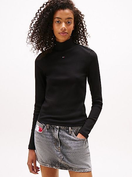 Tommy Jeans Langarmshirt TJW ESSENTIAL MOCK NECK mit Stehkragen günstig online kaufen