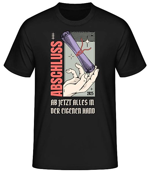 Abschluss Alles In Eigener Hand · Männer Basic T-Shirt günstig online kaufen