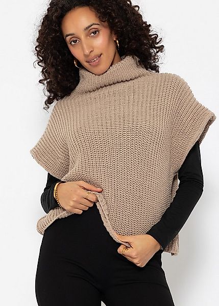 SASSYCLASSY Pullunder Oversize Pullunder Damen mit Turtleneck Elegant günstig online kaufen